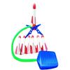 Juguetes Lanzacohetes de Pie para Niños Cañón Volador Luminoso Lanzador de Pie para Exteriores Niños y Niñas