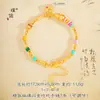 Tienda de oro con oro vietnamita oro oro calabaza tuo pulsera ajustable cadena de bola de discoteca flash accesorios de dopamina