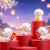 Enfeite do Ano do Carneiro Parabéns de Ano Novo Coupletos de Riqueza e Prosperidade Boneca de Ovelhinha Partículas Fofas Acessórios Decorativos DIY Pequenos Enfeites de Mesa