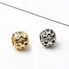 Huiyue Europeu e Americano Dourado e Prateado Duas Cores Abelha Contas de Furo Grande DIY Contas Redondas Pulseira de Contas Acessórios Fábrica Atacado