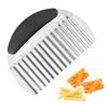 Faca de aço inoxidável ondulada para batata e corte de batata Cortador de batata frita espigão faca para batata cebola artefato doméstico para cortar vegetais