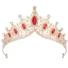 Corona Tiara Nueva para Niñas Transfronteriza Princesa Fiesta de Cumpleaños Performance Corona Aleación Pedrería Diadema Venta al por Mayor