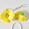Flores Artificiales, Tocados de Flor de Gerbera, Accesorios para Pasadores, Decoración de Boda DIY Materiales Florales, Pasador Hecho a Mano Materiales de Pétalos