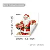 Papá Noel, elementos de árbol de Navidad, pegatinas para ventana de decoración navideña, pegatinas de pared, decoración de pared de fondo para el hogar, pegatinas de pared autoadhesivas