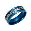 Anillo Nacional de Moda con Patrón de Dragón de Acero Inoxidable para Hombres y Mujeres Acero Titanio Diseño Nicho Joyería de Pareja Anillo para Año del Dragón