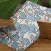 Cinta con estampado de jazmín de doble cara para ropa, sombrero de paja, flor, caja de regalo, decoración, lazo, accesorios para el cabello, cinta de material