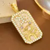 Collar de Piedra de Nacimiento Colorida Constelación Doce Europea y Americana Transfronterizo para Mujer Lujo Ligero Nicho Temperamento Simple Versátil Joyería al por Mayor
