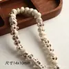 [Turquesa Blanca 2] Más Fácil de Combinar Diario Separador Hoja Oso Cuentas Sueltas DIY Pulsera de Cuentas Accesorios para Collar Material