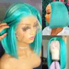 Peruca Bob com Tela Frontal Laranja Curta Lisa Capa de Cabeça com Tela 13*4 Peruca Ondulada com Tela Peruca com Tela