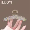 Pinza para el Cabello de Cristal de Moda y de Alta Gama, Pinza para el Cabello de Alta Gama para la Parte Posterior de la Cabeza, Pinza de Tiburón de Moda y Versátil