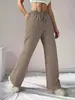 Pantalones Casuales a Cuadros Rosas Sueltos para Mujer de Primavera y Otoño, con Corbata, Estilo Europeo y Americano, Amazon, Pantalones Casuales Japoneses y Coreanos