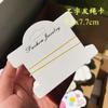 Yiwu horquilla cartón hecho a mano adornos para el cabello tarjeta aretes diy etiqueta nube accesorios bolsa de embalaje de cartón duro al por mayor