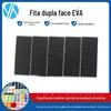 Fita Adesiva Dupla Face Retangular de Eva de Alta Aderência Personalizada pelo Fabricante, Fita de Esponja Espessa, Espuma Adesiva Anticolisão para Mesa e Cadeira Preta