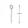 Acero Inoxidable 9 Pines Cabeza de Bola Pin Hallazgos para Joyería Hecho a Mano DIY Estilo Antiguo Material Fabricación Pendientes Colgantes Venta Caliente Al Por Mayor