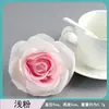 Cabeza de Flor de Rosa Diámetro 9cm Accesorios de Flores Artificiales Flor Eterna Flor de Seda Fabricante de Flores Ramo Artificial Flor Seca Tallo Único