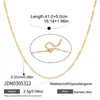 Wanxing Conjunto de Joias Femininas Corrente Simples Multi-Estilo e Pulseira Banhado a Ouro 18K Aço Inoxidável Europeu e Americano Atacado Transfronteiriço
