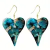 Aretes de Acrílico Gota de Agua Producto Nuevo Día de San Valentín Submarino Acrílico Regalo Transfronterizo Mariposa Aretes para Mujer y Navidad
