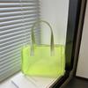 Bolsa de Mão de Rede Transparente Nova para o Verão de 2026, Leve, Casual, Simples, Fashion, Versátil, Grande Capacidade para Mulheres