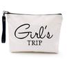 Amazon eBay Explosões Estojo de Linho Estampado Personalizado Transferência Térmica de Linho Bolsa de Cosméticos Feminina Bolsa de Presente