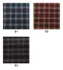 Conjunto retro tejido de otoño e invierno camisa chaqueta de cuadros cepillados pantalones anchos holgados maleta de moda bolso zapatos sombrero tela