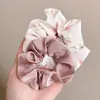Nuevo Estilo de Gama Alta Cuatro Capas Oversized Plisado Estilo Perezoso Coleta Baja Goma para el Cabello Scrunchie Accesorio para el Cabello