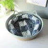 Nido para Gatos para Todas las Estaciones, Cálido para Invierno, Tablero Rascador de Ratán para Gatos, Alfombrilla Refrigerante para Mascotas, Nido de Gato de Paja, Extraíble y Lavable