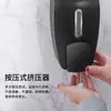 Fornecimento do Fabricante Prensa Manual Montado na Parede Plástico 1000ml Dispensador de Sabão Hotel Caixa de Shampoo Banho Higienizador de Mãos