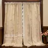 Estilo Crema Francés Estilo Pastoral Princesa Cortinas de Encaje Tela de Doble Capa Gasa Integrada Oscurecimiento Cortina para Puerta de Ventana Abuhardillada Dormitorio Beige