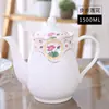 Tetera de Cerámica Olla Individual Gran Capacidad Hogareña Hueso de China 1-2 Litros Para Hacer Té Resistente a Altas Temperaturas Hervidor de Agua Fría con Filtro Envío Gratis