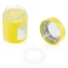 Botella de cáñamo sellada con tapa de rosca de lupa, botella de crema para ojos, botella dispensadora de crema facial, botella de crema cosmética, botella de vidrio
