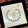 Pulsera Redonda de Cristal de Color Zircón Simple y Exquisita Modelo Nuevo 2026 Estilo Delicado de Celebridad de Internet Joyería de Alta Gama para Mujer