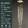 Lámpara de pasillo de apartamento tipo loft dúplex candelabro de escalera nórdico creativo lujo villa sala de estar moderna minimalista lámparas