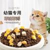 Ração para Gatos Filhotes, Alimento Especial para Ganho de Peso e Nutrição, Adequado para 1 a 3 Meses, Liofilizado, para 4 a 12 Meses, Melhora a Resistência, Bolo de Leite para Filhotes