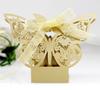 Caja de dulces dorada con mariposa hueca para boda Amazon caja de embalaje de dulces de chocolate venta al por mayor Shenzhen