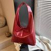 Bolsa Tote Elegante para Mulheres 2026 Inverno Nova Vintage Versátil de Grande Capacidade com Acabamento de Luxo Bolsa de Ombro