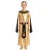 Disfraz Egipcio de Halloween para Niños Transfronterizo Disfraz de Cosplay Cleopatra Lindo Vestido de Princesita Disfraz para Actuación