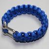 Pulsera de Paracord Ajustable Hebilla de Acero Pulsera Salvavidas Pulsera Salvavidas de Emergencia Pulsera de Camuflaje Verde Pulsera Tejida a Mano