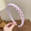 Diadema Rosa Francesa Retro Infantil Nueva de Verano Color Sólido Diadema de Esponja de Punta Alta Accesorios para el Cabello de Niñas Tocado