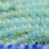 Imitação direta de vidro de fábrica Jade Pearl Jewelry 8mm duas cores frisado DIY contas soltas jade quebrado contas redondas
