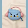 Funda Protectora de Silicona para Auriculares Bluetooth Inalámbricos de Dibujos Animados Linda Adecuada para AirPods Pro2 Funda de Silicona para Auriculares Apple