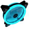 Ventilador de chassi colorido para eclipse solar Aurora RGB branco puro 12 cm ventilador de resfriamento rgb positivo e reverso mudo