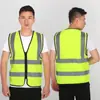 Chaleco de Seguridad Reflectante, Ropa Reflectante, Chaqueta, Construcción de Ingeniería, Mano de Obra de Construcción, Ropa Reflectante de Saneamiento, Talla Grande