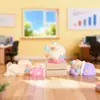 Caja Misteriosa Serie Gato Perezoso Trabajando Figura de Gato Perezoso Decoración de Escritorio para Trabajadores de Oficina, Regalo de Cumpleaños Sanador
