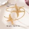 Pulsera de Moda Nicho Transfronteriza Europea y Americana, Moderna, de Estrella de Mar Esmerilada, Adecuada para que las Mujeres la Usen a Diario y en Vacaciones en la Playa