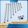 Pregos Ocos de 5mm Niquelados para Livro Razão e Álbum de Fotos, Pregos Macho e Fêmea com Travamento Cruzado, Livro de Amostras, Rebites de Ferro Semi-Ocos Atacado