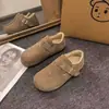 Zapatos Birkenstock para Mujer 2026 Invierno Nueva Llegada Felpa Plus Retro Felpa Cálida Botas de Nieve Birken Zapatos Individuales Peludos