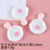 Plato Lindo Popular Temático de Comida Accesorios de Resina Pinzas para el Cabello DIY Llaveros Imanes para Refrigerador Zuecos Accesorios para Funda de Teléfono