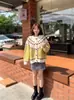 Abrigo tipo suéter Fair Isle transfronterizo estilo retro para mujer, nueva colección otoño/invierno 2026, cárdigan de punto holgado, ropa para mujer