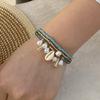 [Ice Meng] Pulsera de cuentas de arroz de moda con combinación de margaritas, joyería transfronteriza europea y americana B560