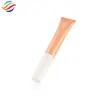 Cabeça de Escova Pe Tubo Vazio Cuidado Labial Aplicador Líquido Tubo Embalagem de Batom Líquido Gloss Labial Tubo Personalizado Cosméticos Tubo de Batom